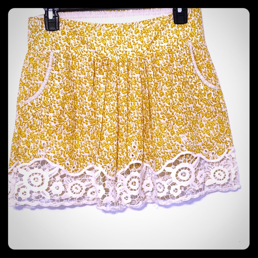 Wet Seal | Lined Skirt 100% Cotton | Size S